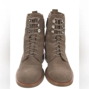 Aquatalia Suede Combat Boots Size: 7.5
