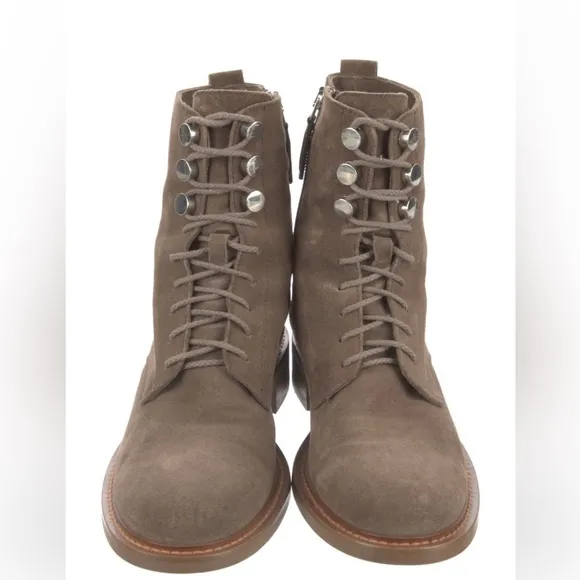 Aquatalia Suede Combat Boots Size: 7.5