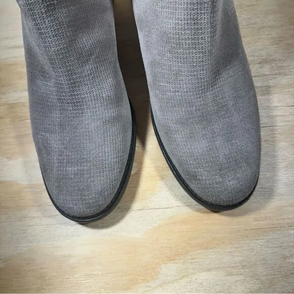Aquatalia Tisha Taupe Suede Ankle Boots Women’s Size 9.5