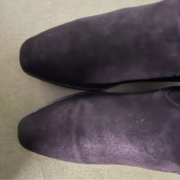 Aquatalia Waterproof Sock Top Boots in Black Suede *Italy*