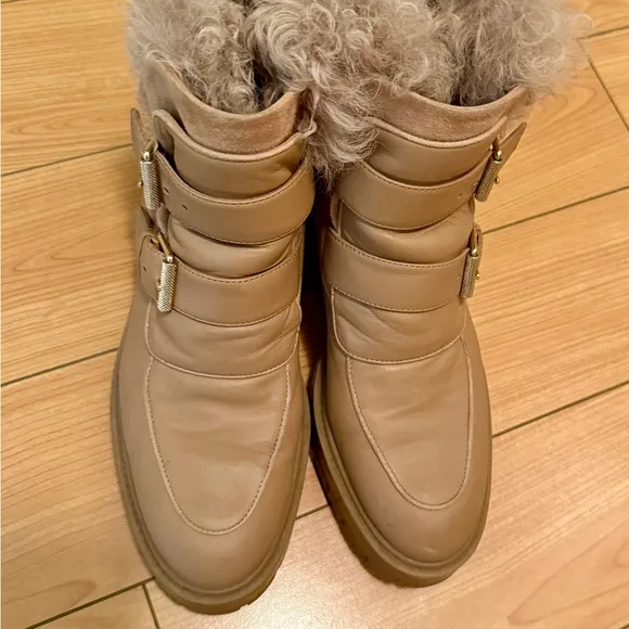AquazzuraRyan faux-fur buckle-strap boots