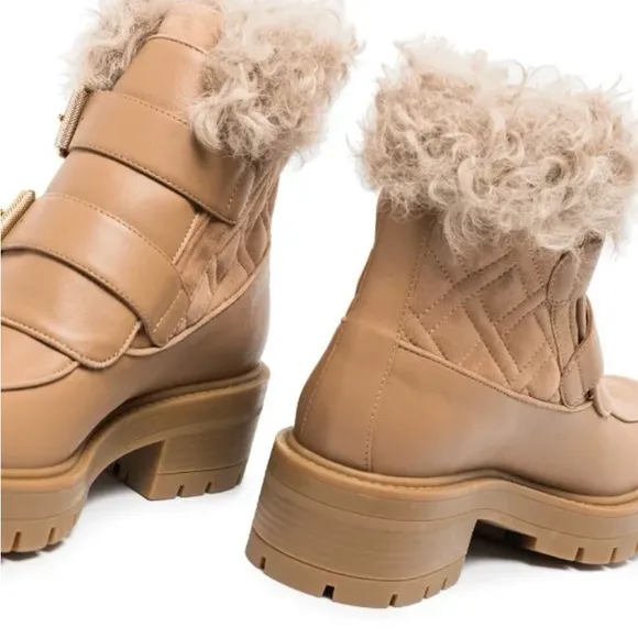 AquazzuraRyan faux-fur buckle-strap boots