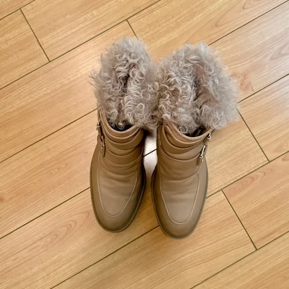AquazzuraRyan faux-fur buckle-strap boots