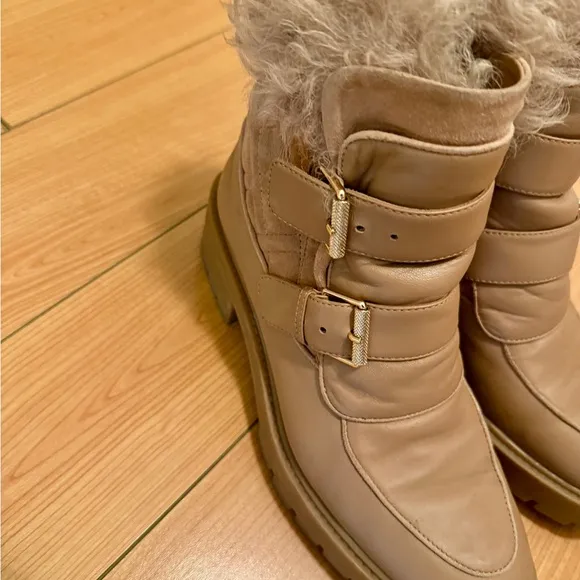 AquazzuraRyan faux-fur buckle-strap boots