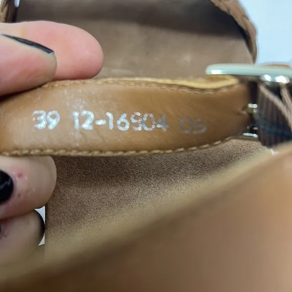 Ara Kopenhagen Sz 39 Platform Cognac Non slip Super Comfortable Sandals