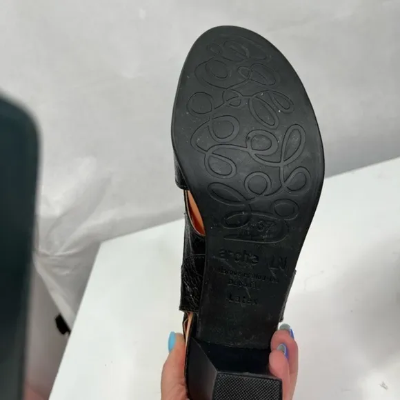 Arche black sandals NWOB , size 37