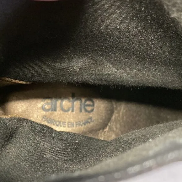 Arche Suede Leather Ankle Boots Size 39 - 8.5