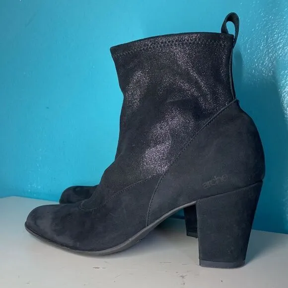 Arche Suede Leather Ankle Boots Size 39 - 8.5