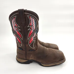 Ariat  Anthem Vent Tek™ Waterproof Boots Women Size 8.5 Brown Work 0050827