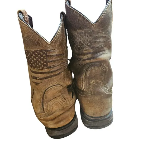 Ariat WorkHog XT Patriot Waterproof Carbon Toe Work Boots American Flag 9 EE