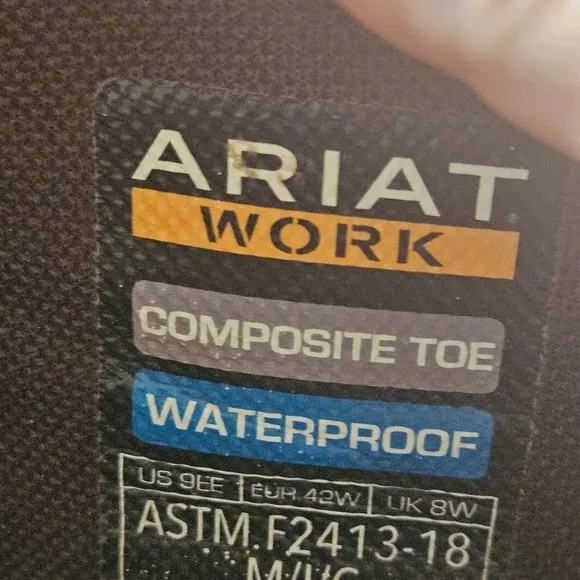 Ariat WorkHog XT Patriot Waterproof Carbon Toe Work Boots American Flag 9 EE