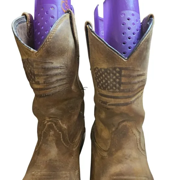 Ariat WorkHog XT Patriot Waterproof Carbon Toe Work Boots American Flag 9 EE