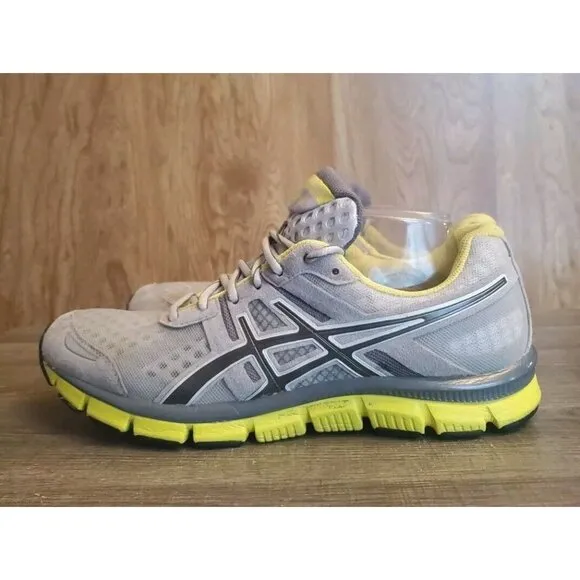 Asics Gel Blur 33 Running Shoes Womens Size 11 Gray Yellow