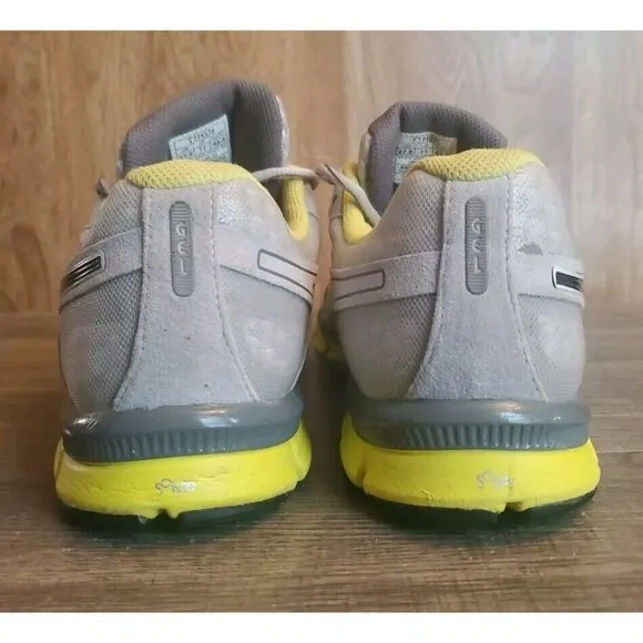 Asics Gel Blur 33 Running Shoes Womens Size 11 Gray Yellow