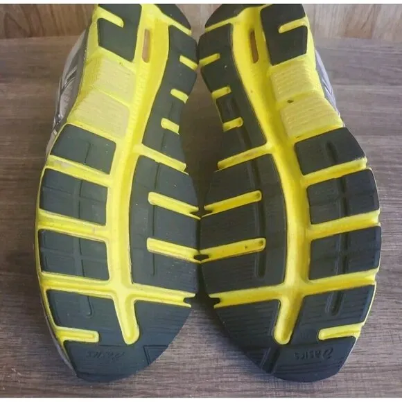 Asics Gel Blur 33 Running Shoes Womens Size 11 Gray Yellow