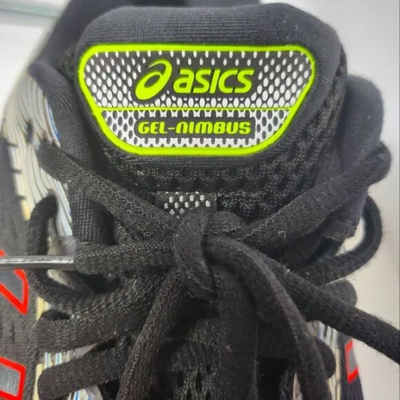 ASICS Gel-Nimbus 21 Hyper Flash 1011A632 Black Size 11 Mens