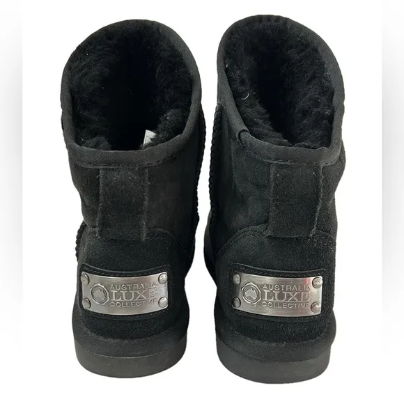 Austrailia Luxe Collective Extra Short Shearling Suede Boots Women’s Size 5