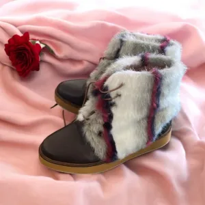 Australia Luxe Boots Faux Fur Shearling Lined