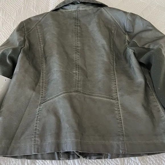BAGATELLE - Faux Leather Moto Jacket