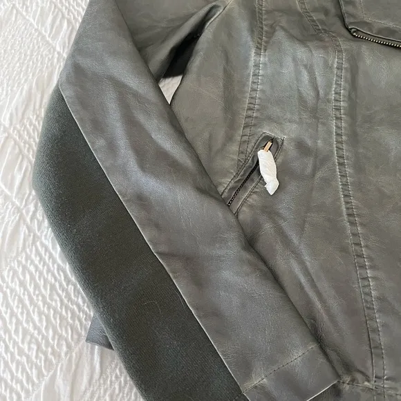 BAGATELLE - Faux Leather Moto Jacket