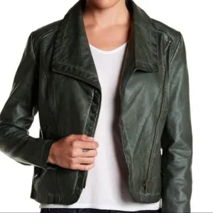 BAGATELLE - Faux Leather Moto Jacket