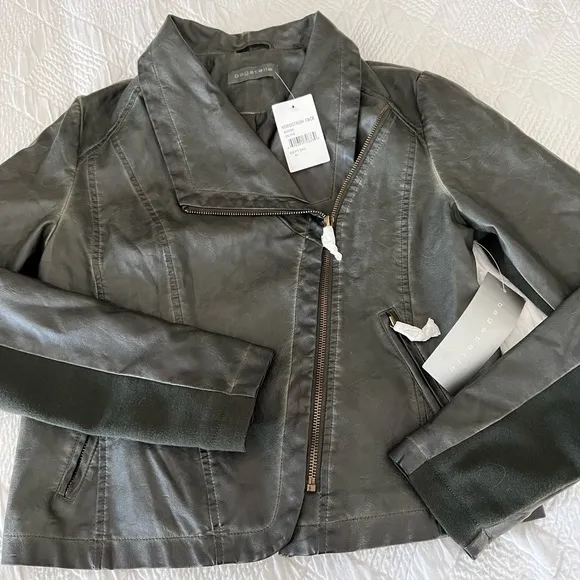 BAGATELLE - Faux Leather Moto Jacket