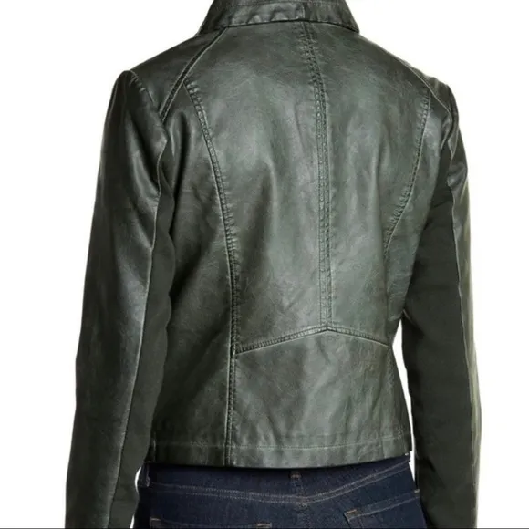 BAGATELLE - Faux Leather Moto Jacket