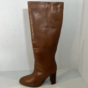 Banana Republic Cognac/Brown Leather Knee-High Boots 8