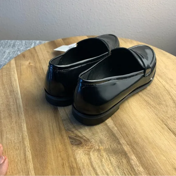 Banana Republic Leather Loafers Classic Black Loafers Size 9