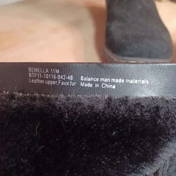 BARE TRAPS &quot;BENELLA&quot; LEATHER/SUEDE MIDCALF BOOTS SIZE 11M
