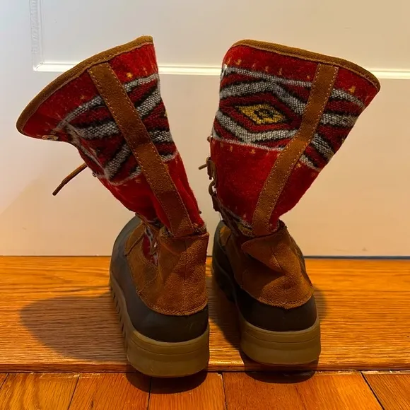 BareTraps Yaegar suede &amp; faux fur adjustable lace up boots w/ Stay Dry System