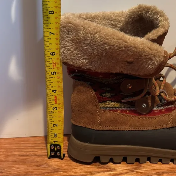 BareTraps Yaegar suede &amp; faux fur adjustable lace up boots w/ Stay Dry System