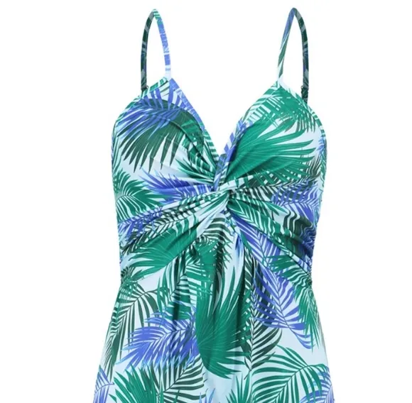 Beachy Blooms Cami Dress - Blue