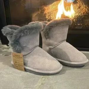 BEARPAW Betsey Shearling Suede Boots,never wet,wool blend,sheepskin,faux fur 5