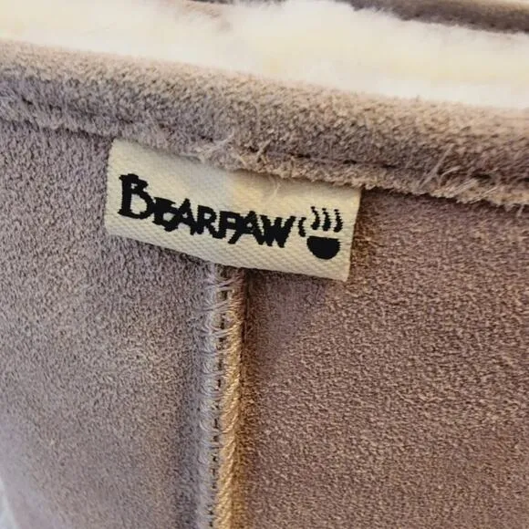BEARPAW CLOUD li WOMENS SUEDE BROWN BOOTS 10