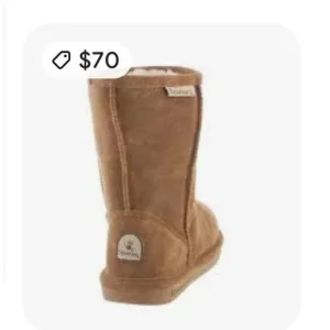 BEARPAW CLOUD li WOMENS SUEDE BROWN BOOTS 10