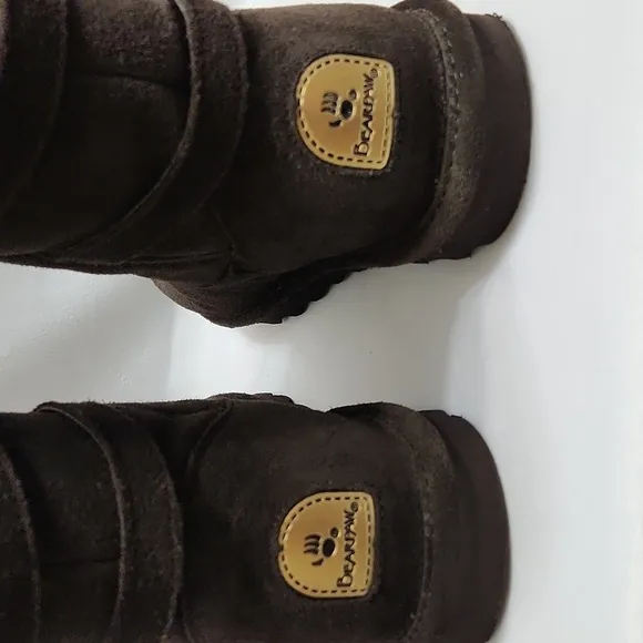 Bearpaw Jenna Tall Chocolate Brown Suede Winter boots (womens size 7)