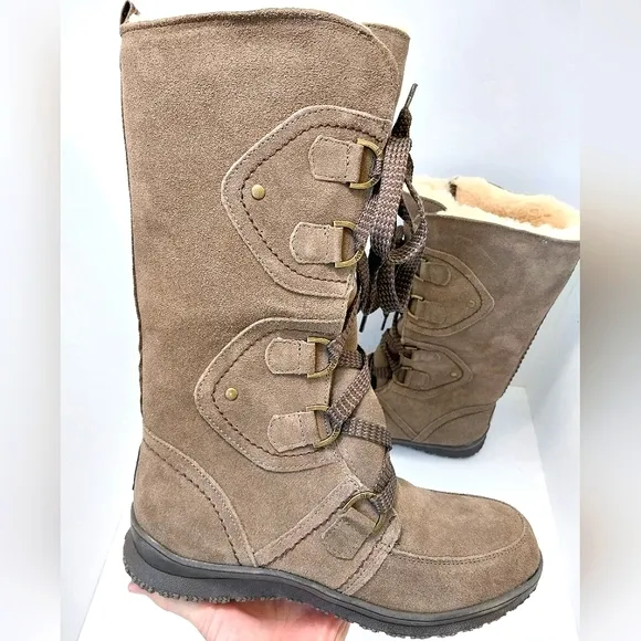 BearPaw Justice Lace Up‎ Boots, NEW, Size 10|EUR 41