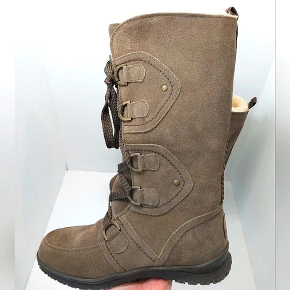BearPaw Justice Lace Up‎ Boots, NEW, Size 10|EUR 41
