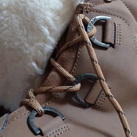 ❄️Bearpaw Women's Boots Isabella Brown/TAN. Lace-Up. SIZE 11