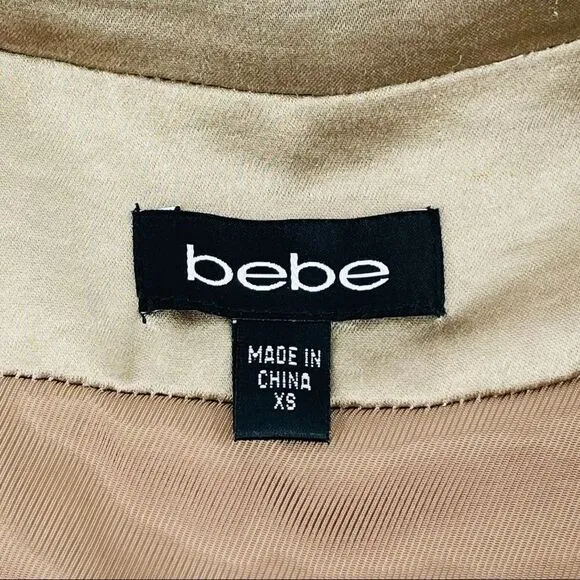 bebe Ponte Waterfall Jacket Blazer