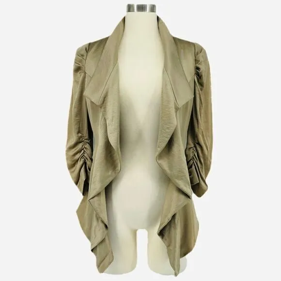 bebe Ponte Waterfall Jacket Blazer