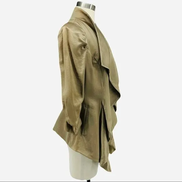 bebe Ponte Waterfall Jacket Blazer