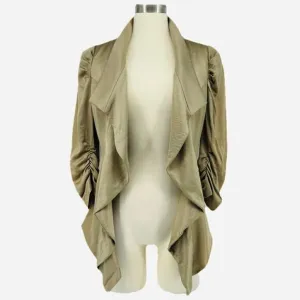 bebe Ponte Waterfall Jacket Blazer