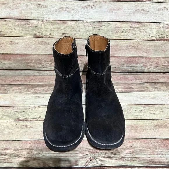 Bed Stu Brown Suede Ankle Boots
