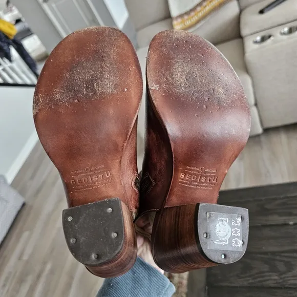 BedStu Occam Sandals In Teak Driftwood