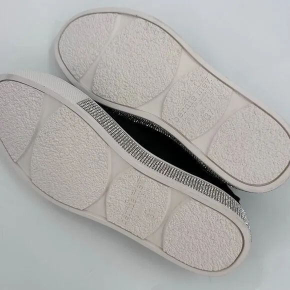 Bernie Mev Sparky Women Slip-On Sneaker Stretch Knit Black Womens EU 37 US 6.5-7
