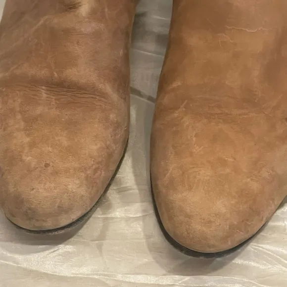 Besserro Tan Suede Like Mexican Ankle Boots