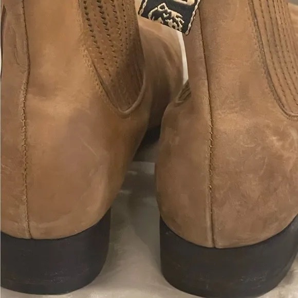 Besserro Tan Suede Like Mexican Ankle Boots