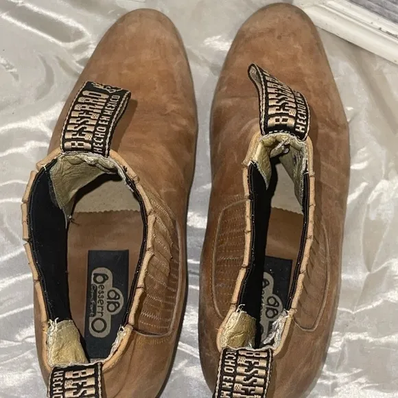 Besserro Tan Suede Like Mexican Ankle Boots